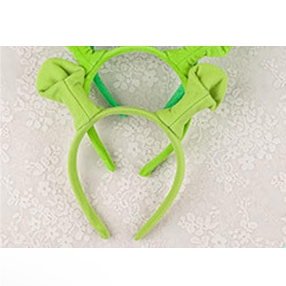 Green Shrek Ogre Ears Headband - Picture 4 of 9